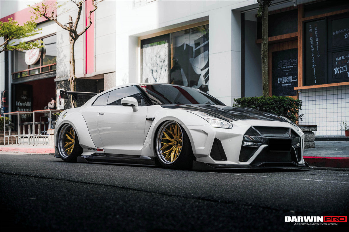 DarwinPRO 2008-2023 Nissan GTR R35 CBA DBA EBA BKSSII Style Partial Carbon Fiber Full Wide Body Kit