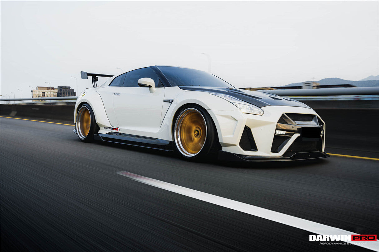 DarwinPRO 2008-2023 Nissan GTR R35 CBA DBA EBA BKSSII Style Partial Carbon Fiber Full Wide Body Kit