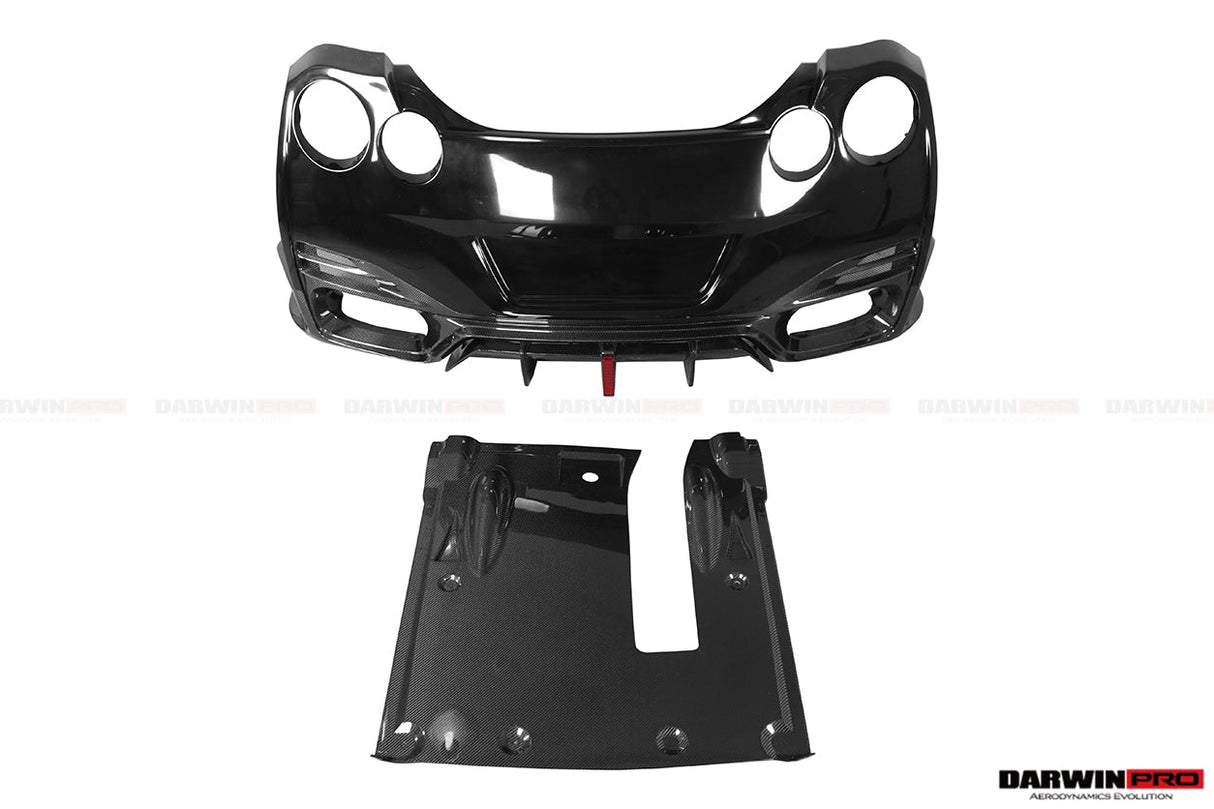 DarwinPRO 2008-2023 Nissan GTR R35 CBA DBA EBA BKSSII Style Partial Carbon Fiber Full Wide Body Kit