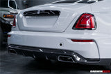 DarwinPRO 2016-2021 Rolls-Royce Wraith & Dawn BKSS Style Partial Carbon Fiber Rear Bumper
