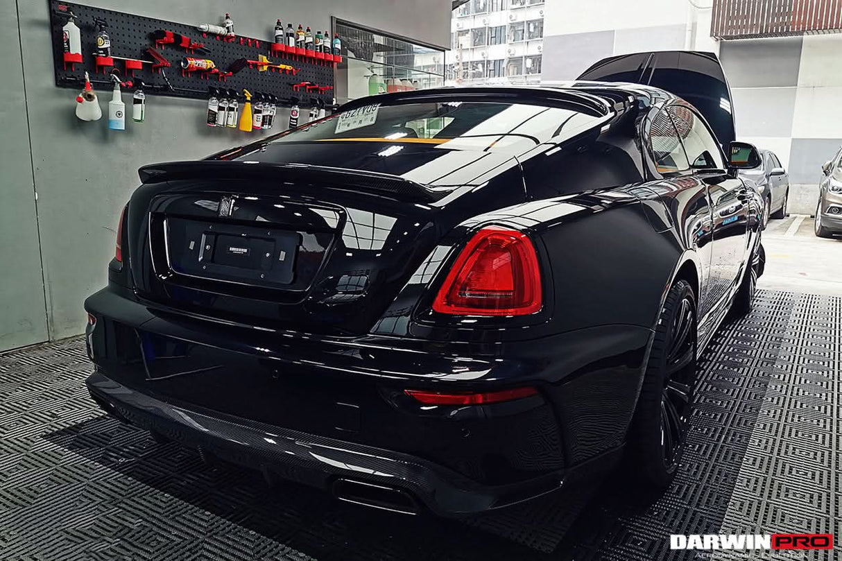 DarwinPRO 2016-2020 Rolls-Royce Wraith BKSS Style Carbon Fiber Roof Spoiler