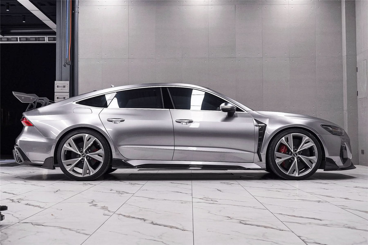 DarwinPRO 2019-UP Audi RS6 Avant C8 & RS7 C8 Quattro IMP Design Side Skirts Under Board