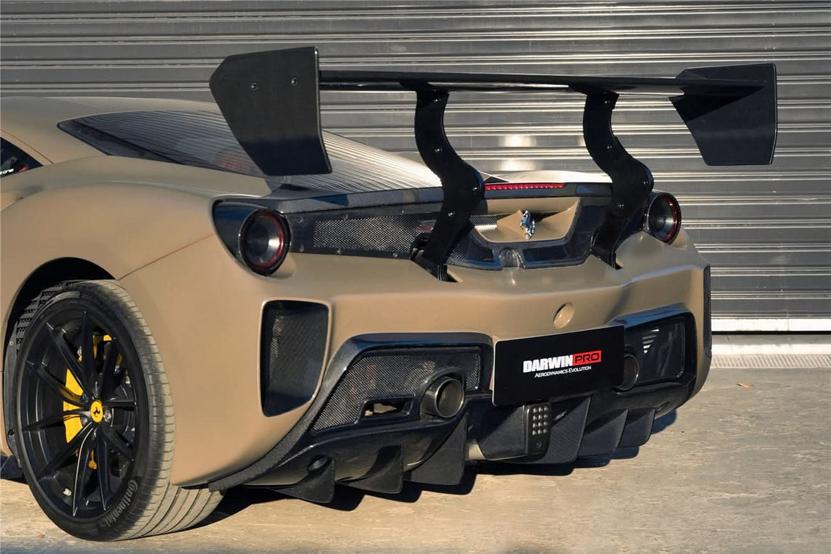 2015-2020 Ferrari 488 GTB | Spider Carbon Fiber Wing - DarwinPRO Challenge Evo Modena Design
