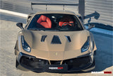 2015-2020 Ferrari 488 GTB | Spider Carbon Fiber Hood - DarwinPRO Challenge Evo Modena Design