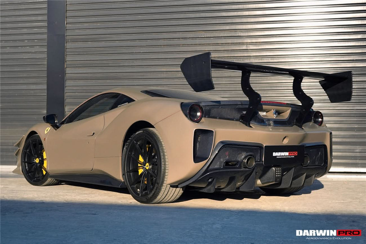 2015-2020 Ferrari 488 GTB | Spider Carbon Fiber Wing - DarwinPRO Challenge Evo Modena Design