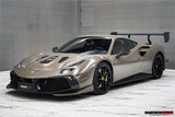 2015-2020 Ferrari 488 GTB | Spider Partial Carbon Fiber Hood - DarwinPRO Challenge Evo Modena Design