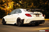 2015-2018 Mercedes Benz W205 C63 S AMG Sedan IMP Performance Carbon Fiber Rear Caps