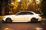 2015-2018 Mercedes Benz W205 C63 S AMG Sedan IMP Performance Carbon Fiber Rear Caps