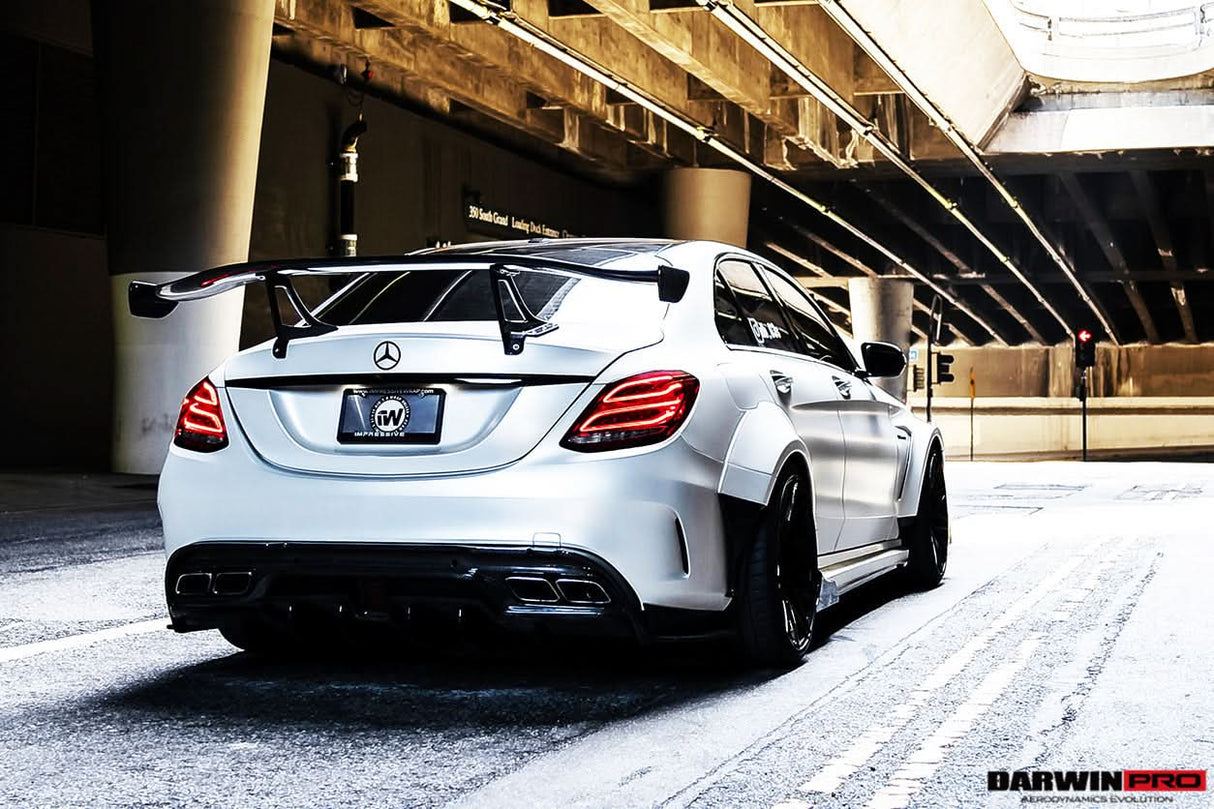 2015-2021 Mercedes Benz C-Class W205 Sedan IMP Performance Carbon Fiber Trunk Spoiler