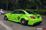 2015-2018 Mercedes Benz W205 C63 S AMG Sedan IMP Performance Carbon Fiber Rear Caps