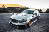 2015-2021 Mercedes Benz W205 C63 S AMG Sedan IMP Performance Partial Carbon Fiber front bumper