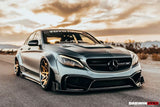 2015-2021 Mercedes Benz W205 C63 S AMG Sedan IMP Performance Partial Carbon Fiber front bumper