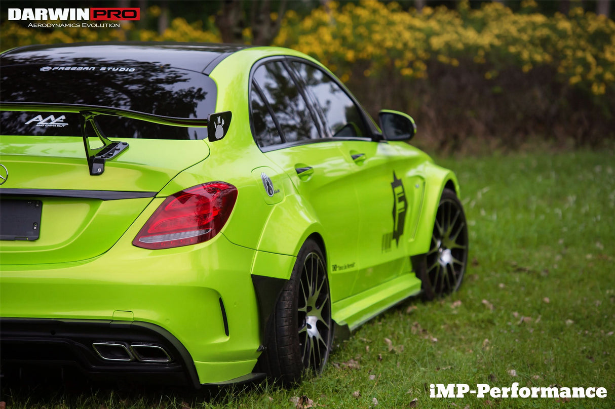 2015-2021 Mercedes Benz W205 C63 & S AMG Sedan IMP Performance Partial Carbon Fiber Full Body Kit