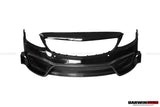 2015-2021 Mercedes Benz W205 C63 S AMG Sedan IMP Performance Partial Carbon Fiber front bumper