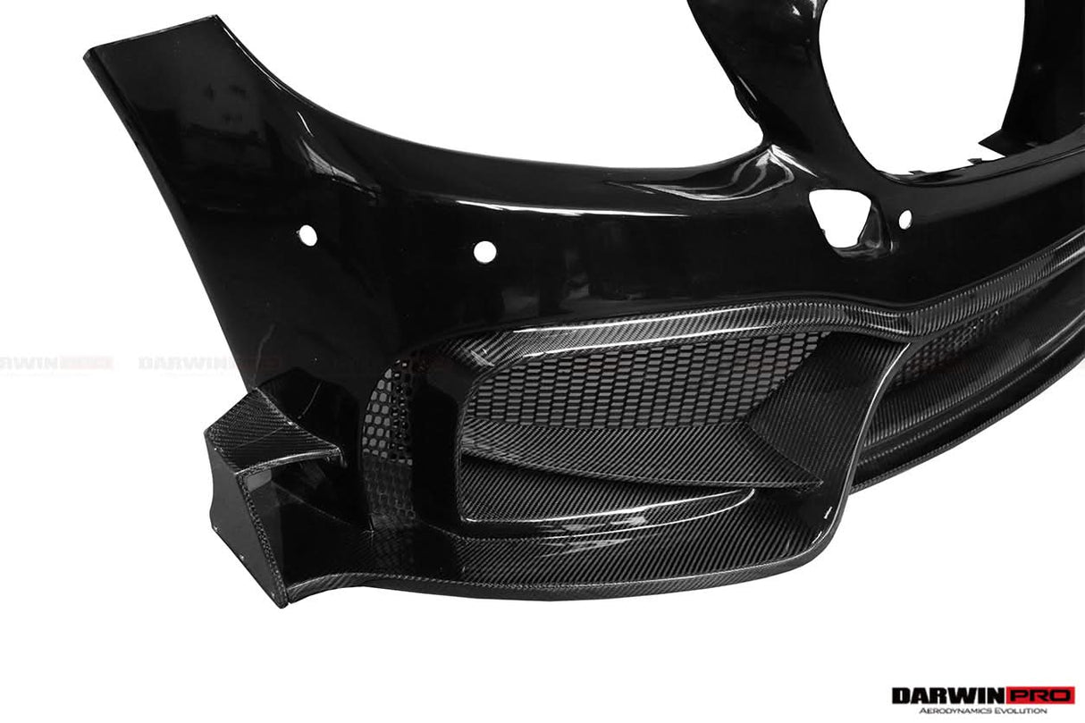 2015-2021 Mercedes Benz W205 C63 S AMG Sedan IMP Performance Partial Carbon Fiber front bumper