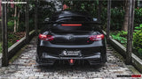 2015-2023 Mercedes Benz C63 Partial Carbon Fiber Rear Bumper DarwinPRO (IMP Design) Fits W205 AMG Coupe