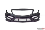 2015-2021 Mercedes Benz W205 C63 C63S AMG Coupe IMP Performance Partial Carbon Fiber Front Bumper With Canards