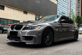 2008-2012 BMW 3 Series E90 LCI 1M Style Front Bumper with Lip Splitter