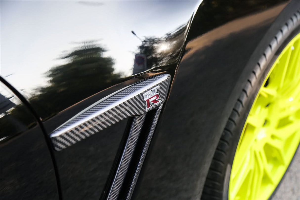 2008-2023 Nissan GTR R35 CBA DBA EBA Carbon Fiber Fender Vents