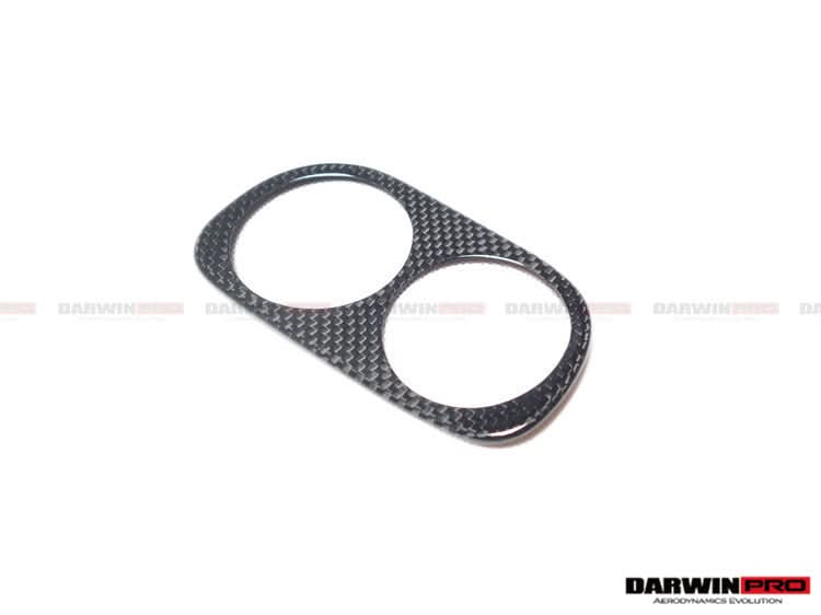 2010-2015 Ferrari 458 Dry Carbon Fiber Light Switch Cover DarwinPRO (OE) Fits Italia, Spider, Speciale