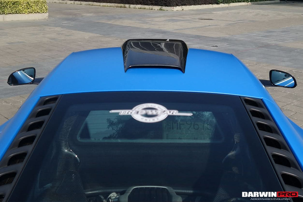 2011-2017 McLaren BKSS Style Carbon Fiber Roof Scoop | Fits 650S, 675LT, 12C