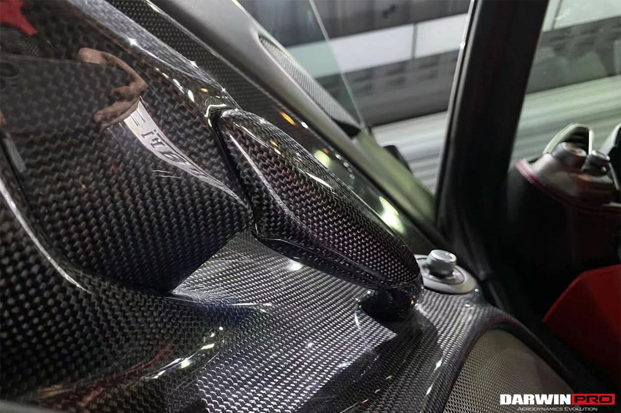 2015-2020 Ferrari 488 GTB & Spider Carbon Fiber Door Handle Interior