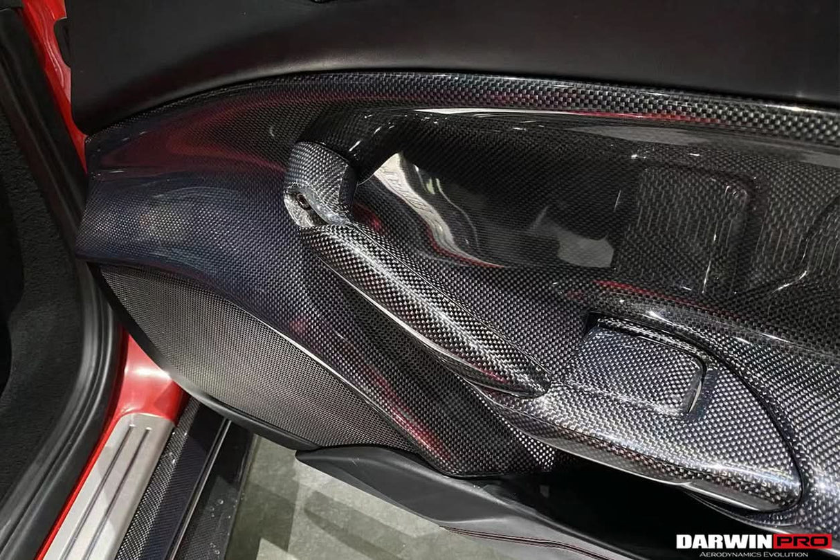 2015-2020 Ferrari 488 GTB & Spider Carbon Fiber Door Handle Interior
