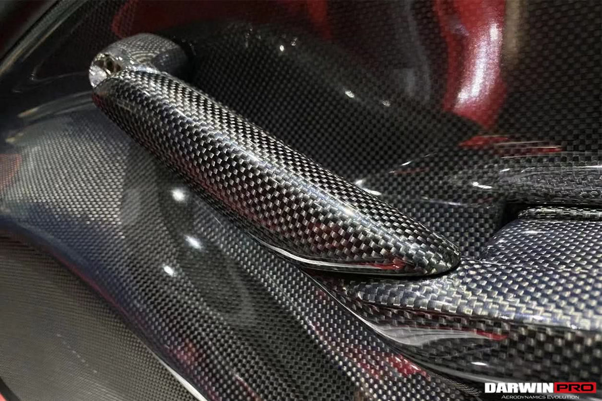 2015-2020 Ferrari 488 GTB & Spider Carbon Fiber Door Handle Interior