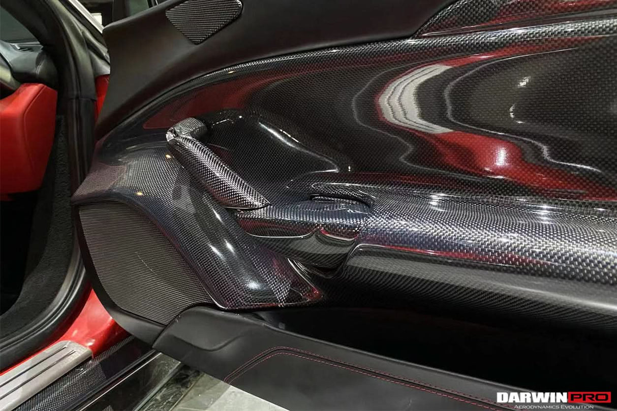 2015-2020 Ferrari 488 GTB & Spider Carbon Fiber Door Handle Interior
