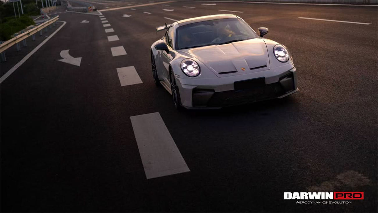 DarwinPRO 2019-2024 Porsche 911 992.1 Carrera & S & 4 & 4S & Targa & Cabriolet Convert 992.2 Facelift GT3 Style Front Bumper