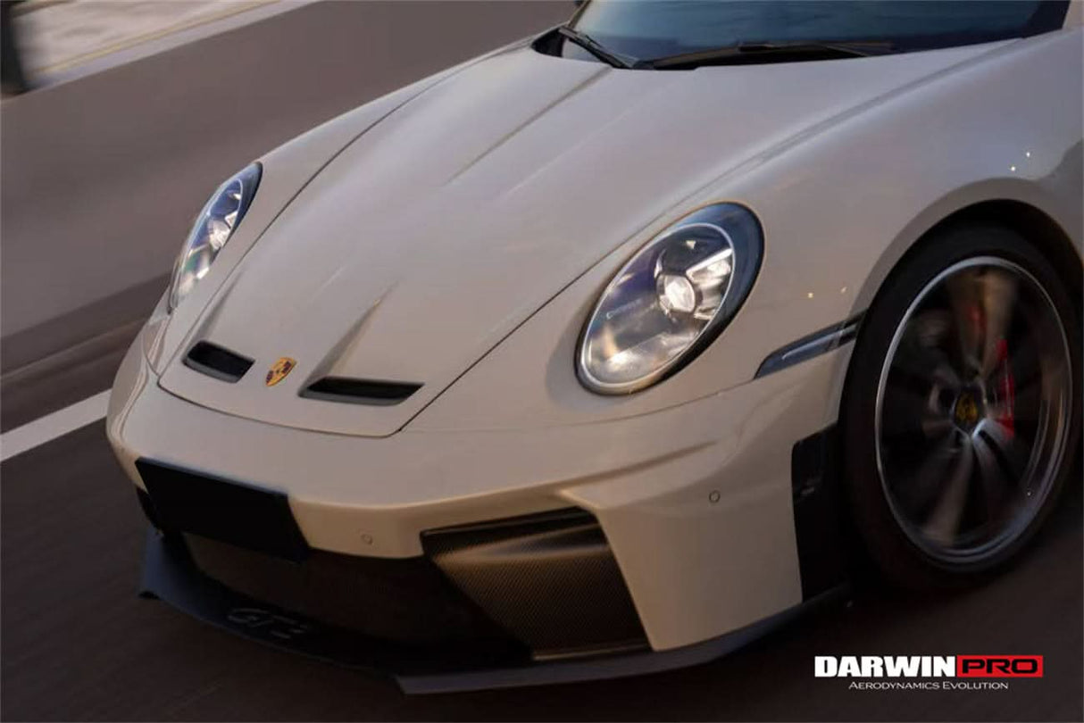 DarwinPRO 2019-2024 Porsche 911 992.1 Carrera & S & 4 & 4S & Targa & Cabriolet Convert 992.2 Facelift GT3 Style Front Bumper