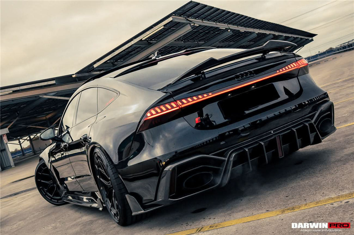 DarwinPRO 2019-UP Audi RS6 Avant C8 RS7 C8 Quattro IMP Design Rear Diffuser