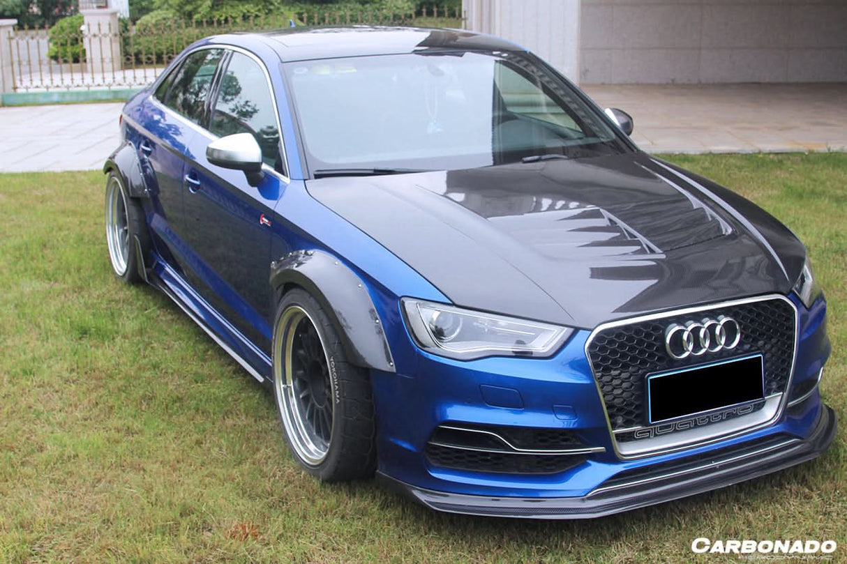 2013-2016 Audi S3 A3 Sline 8V.1 Sedan and Sportback BKSS Style Front Lip