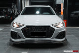 DarwinPRO 2020-2024 Audi RS4 B9.5 BKSS Style Carbon Fiber Front Lip