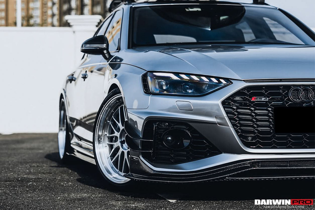 DarwinPRO 2020-2024 Audi RS4 B9.5 BKSS Style Carbon Fiber Front Lip