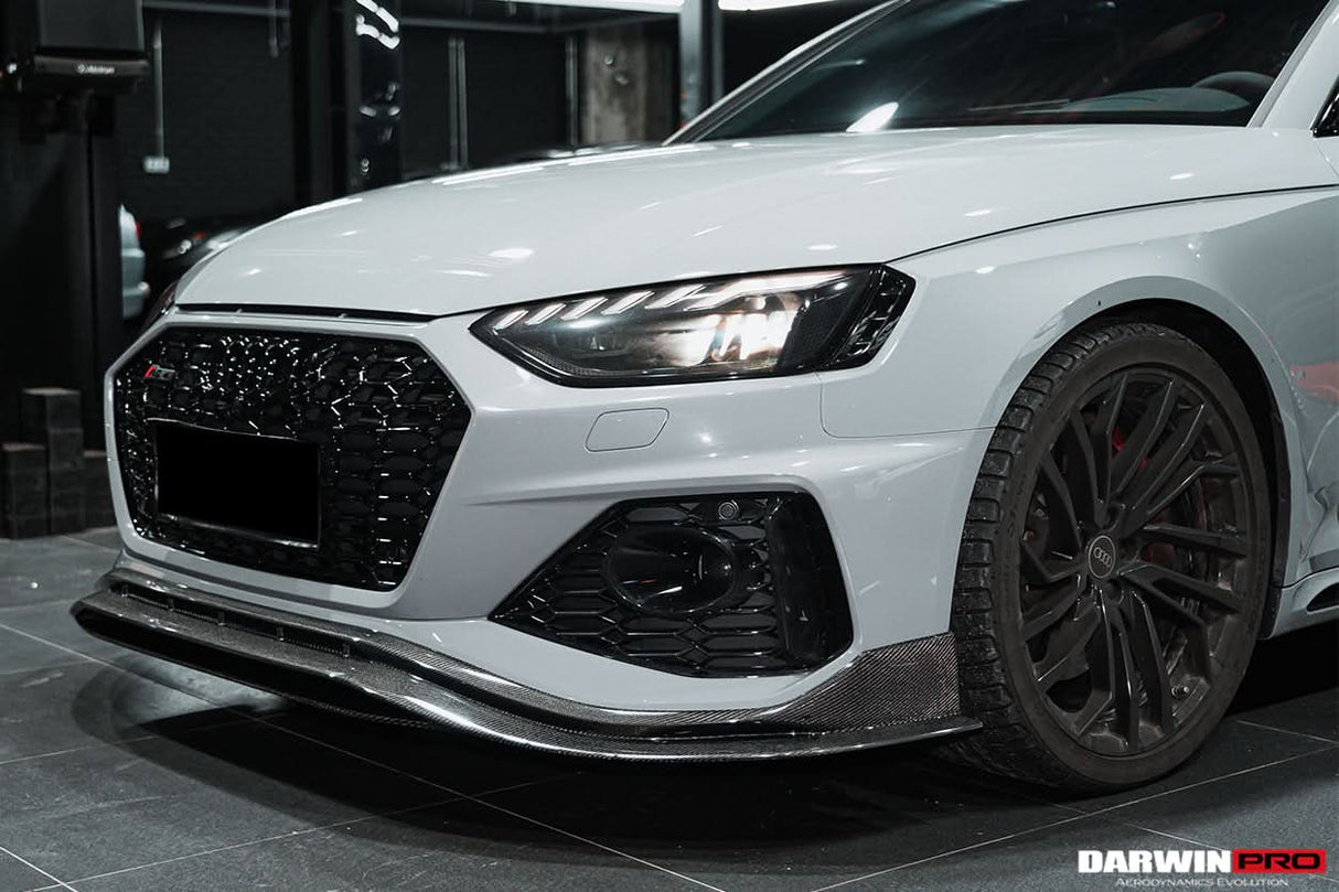 DarwinPRO 2020-2024 Audi RS4 B9.5 BKSS Style Carbon Fiber Front Lip