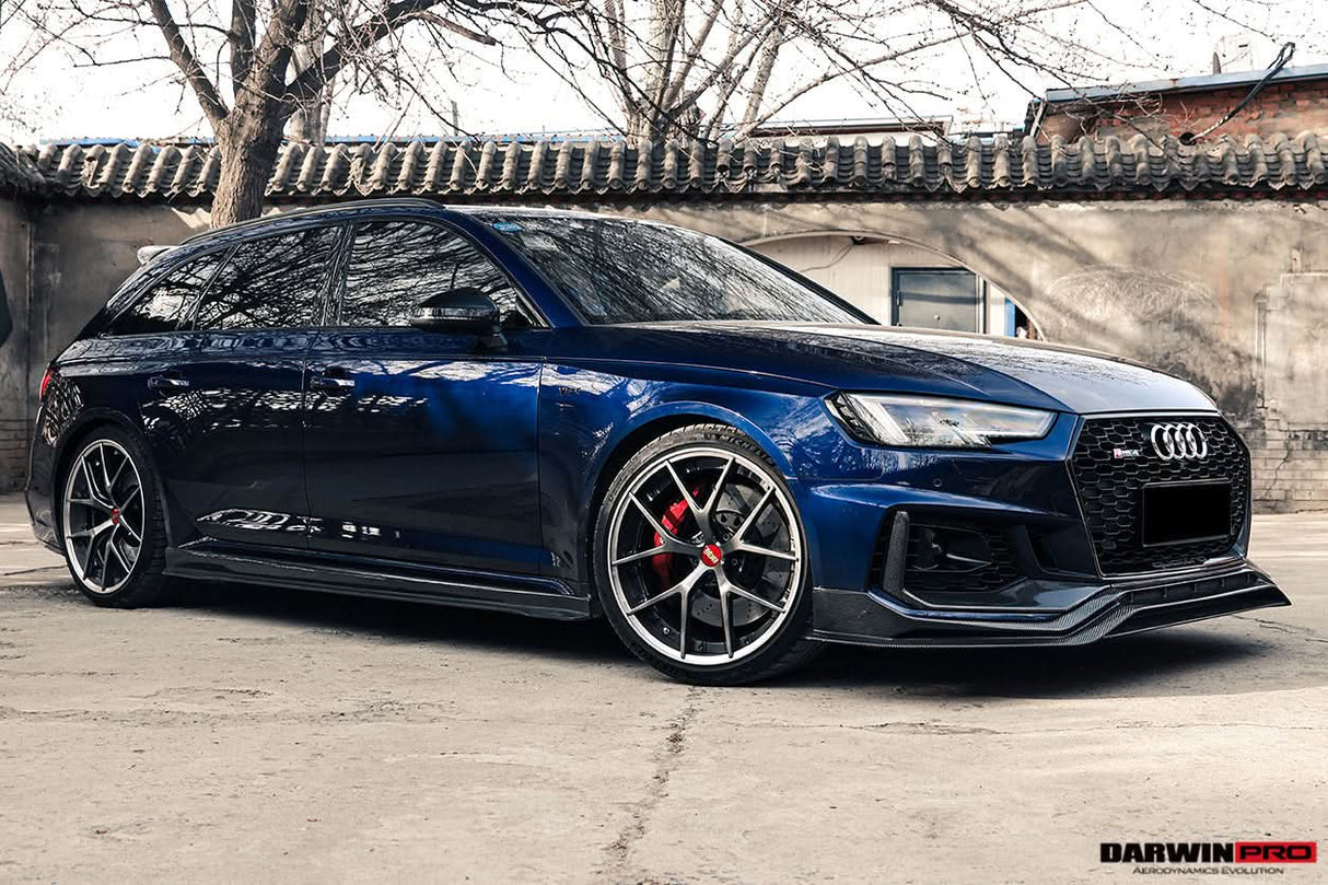 2017-2024 Audi RS4 B9 BKSS Style Side Skirts Under Board