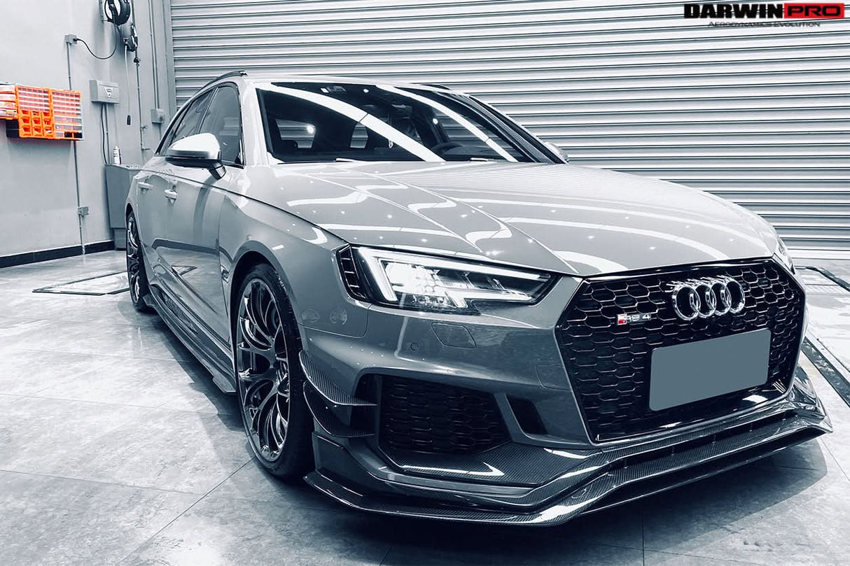 DarwinPRO 2017-2019 Audi RS4 B9 BKSS Style Front Lip