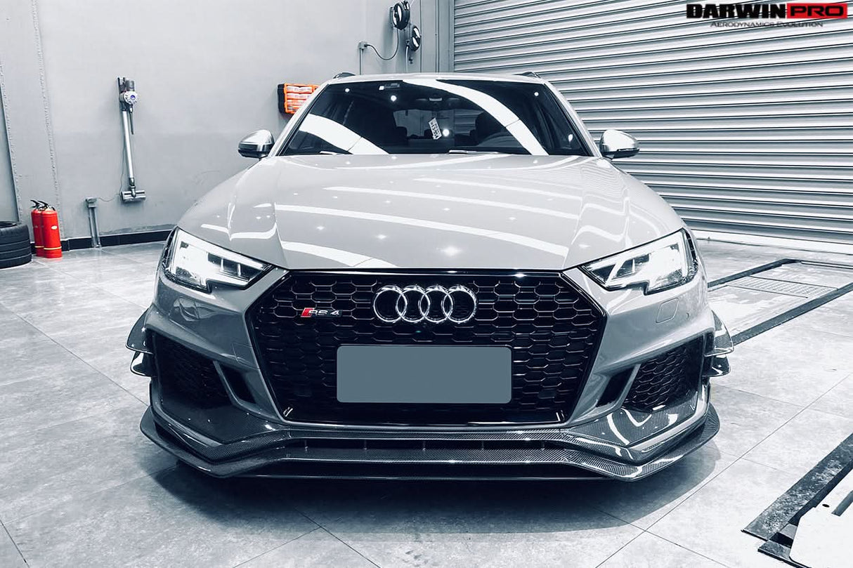 DarwinPRO 2017-2019 Audi RS4 B9 BKSS Style Front Lip