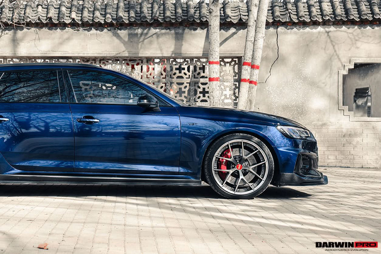 2017-2024 Audi RS4 B9 BKSS Style Side Skirts Under Board