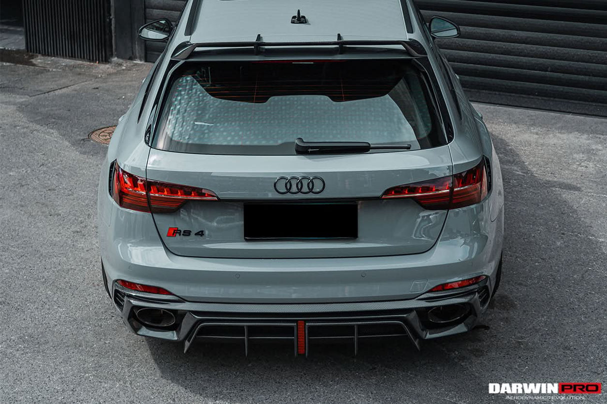 2017-2024 Audi RS4 B9 BKSS Style Rear Diffuser with Winglets