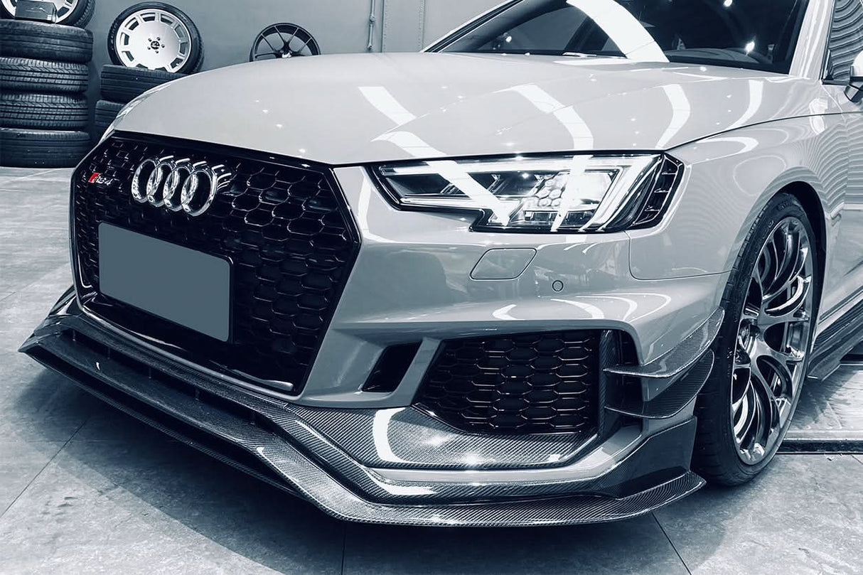 DarwinPRO 2017-2019 Audi RS4 B9 Front Bumper Trim Lip