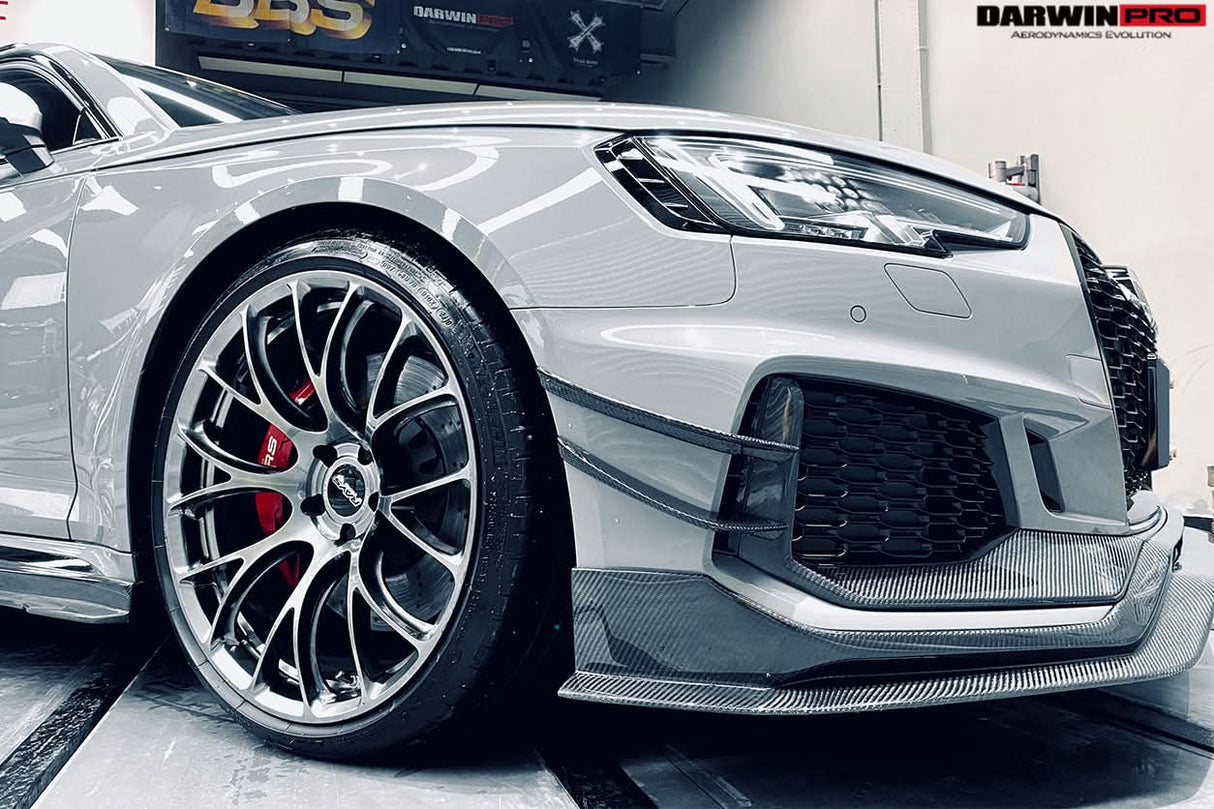 DarwinPRO 2017-2019 Audi RS4 B9 BKSS Style Front Canards