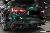 2019-UP Audi RS6 Avant C8 RS7 C8 Quattro Carbon Fiber Rear Diffuser DarwinPRO (iMP Design)