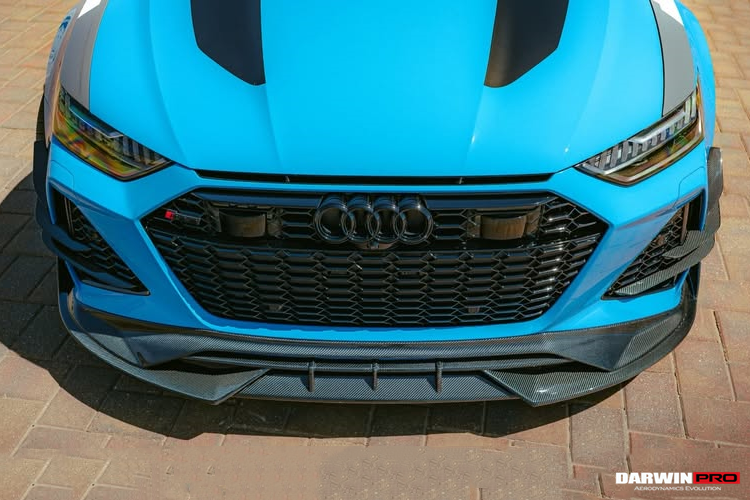 2019-UP Audi RS6 Avant C8 | RS7 Quattro Carbon Fiber Front Lip - DarwinPRO (iMP Design)