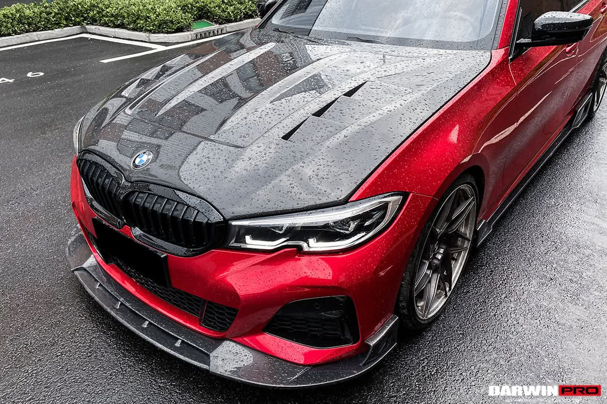 2019-2022 BMW 3 Series G20 BKSS Style Carbon Fiber Side Skirts Under Board