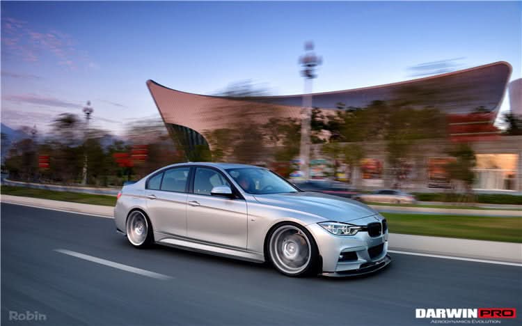 2013-2019 BMW 3 Series F35 M-Tech GV Style Carbon Fiber Side Skirts