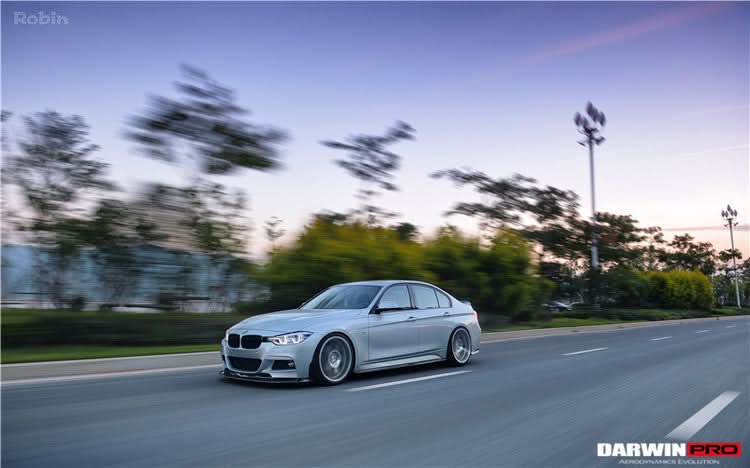 2013-2019 BMW 3 Series F35 M-Tech GV Style Carbon Fiber Side Skirts