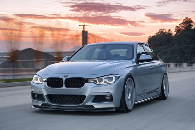 DarwinPRO 2013-2019 BMW 3 Series F30 F35 M-Tech GV Style Carbon Fiber Front Lip