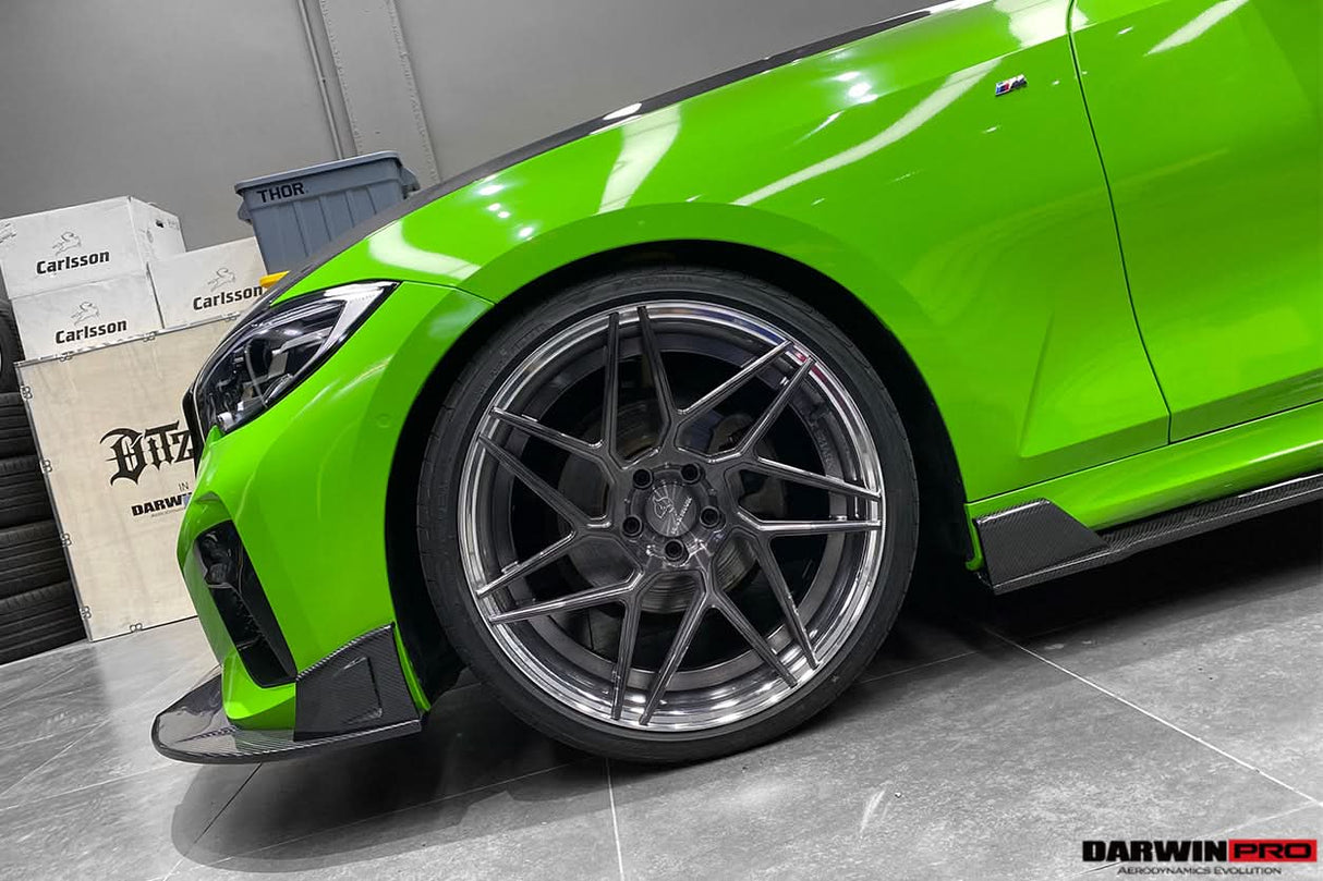 2019-2022 BMW 3 Series G20  G28 BKSS Style Carbon Fiber Front Lip